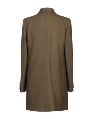 Shop Dondup Coat In Military Green