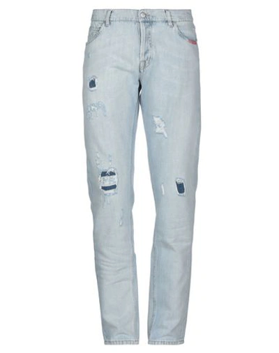 Shop Daniele Alessandrini Man Jeans Blue Size 34 Cotton