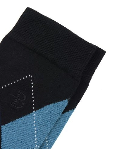 Shop Ballantyne Short Socks In Dark Blue