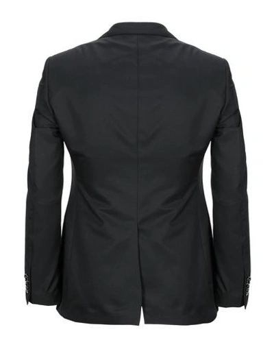 Shop Luigi Bianchi Mantova Suit Jackets In Black