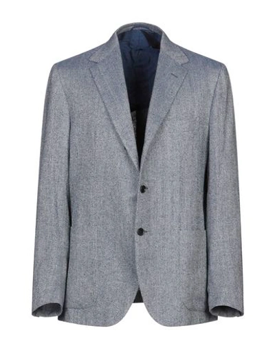 Shop Sartorio Suit Jackets In Blue