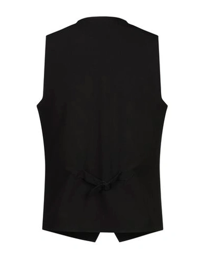 Grey Daniele Alessandrini Vests In Black