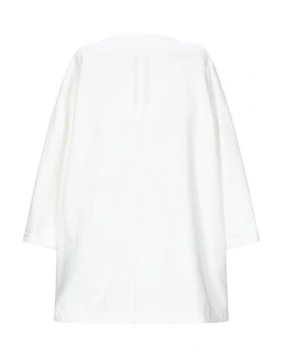 Shop Rick Owens Drkshdw Sweatshirts In White