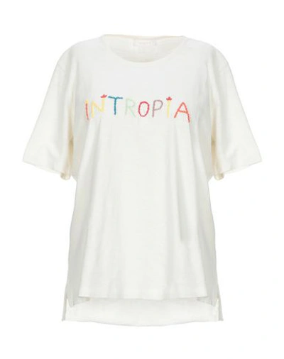 Shop Intropia T-shirts In White