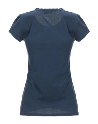 Shop Authentic Original Vintage Style Woman T-shirt Midnight Blue Size S Cotton
