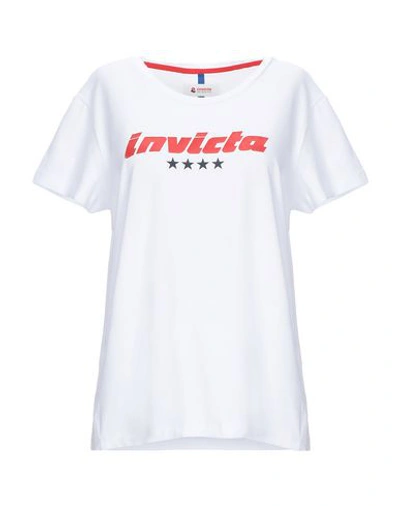 Shop Invicta T-shirts In White
