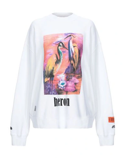 Shop Heron Preston Sweatshirt In White