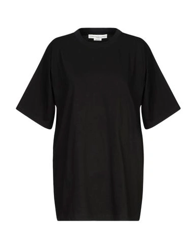 Shop Golden Goose Woman T-shirt Black Size S Cotton