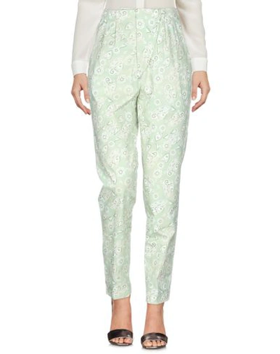 Shop Pt01 Pt Torino Woman Pants Light Green Size 6 Cotton, Elastane