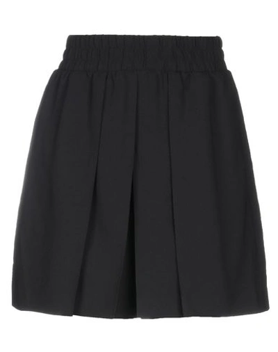 Shop Emporio Armani Mini Skirt In Black