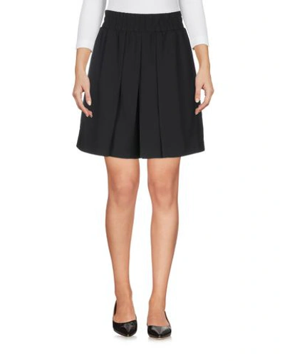 Shop Emporio Armani Mini Skirt In Black