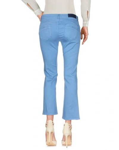 Shop Sportmax Code Casual Pants In Pastel Blue