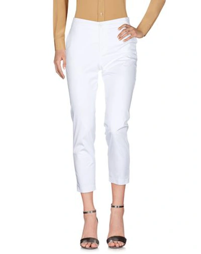 Shop European Culture Casual Pants In White
