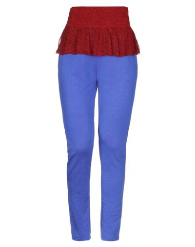 Shop Brand Unique Woman Pants Bright Blue Size 1 Cotton, Polyester