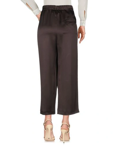 Alysi Casual Pants In Dark Brown