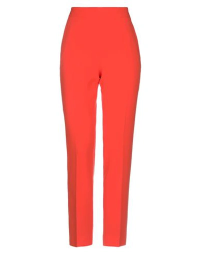 Shop Alberto Biani Woman Pants Orange Size 8 Triacetate, Polyester