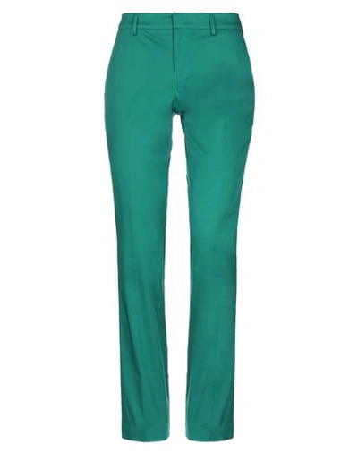 Shop Pt01 Pt Torino Woman Pants Green Size 4 Cotton, Elastane