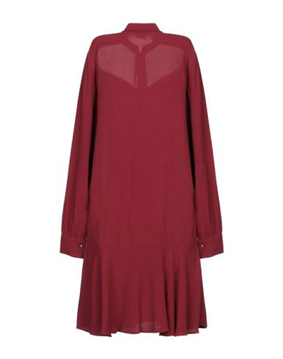 Pinko Short Dresses In Red