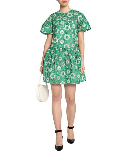 Shop Raoul Short Dresses In Green