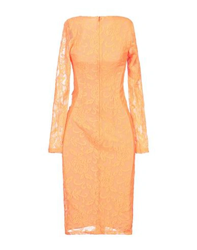 Shop Alcoolique Midi Dresses In Orange