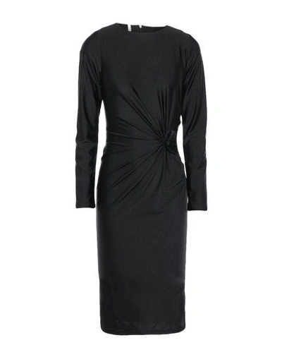 Shop Alcoolique Midi Dresses In Black