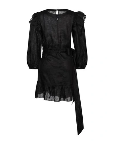 Shop Isabel Marant Étoile Marant Étoile Woman Mini Dress Black Size 2 Linen