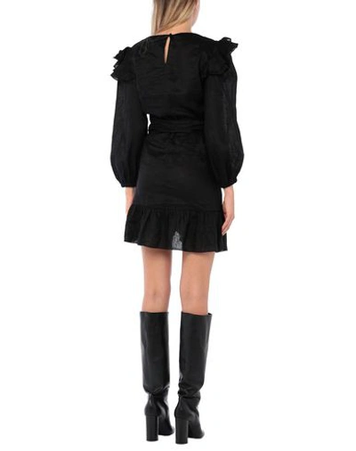 Shop Isabel Marant Étoile Marant Étoile Woman Mini Dress Black Size 2 Linen