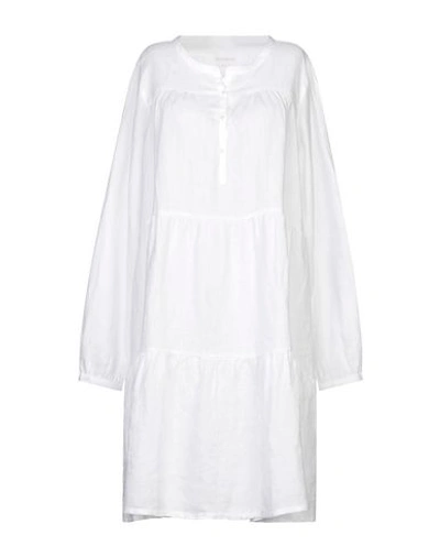 Shop Robert Friedman Knee-length Dress In White