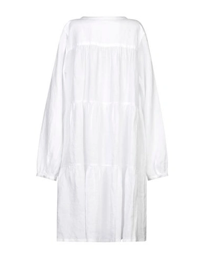 Shop Robert Friedman Knee-length Dress In White