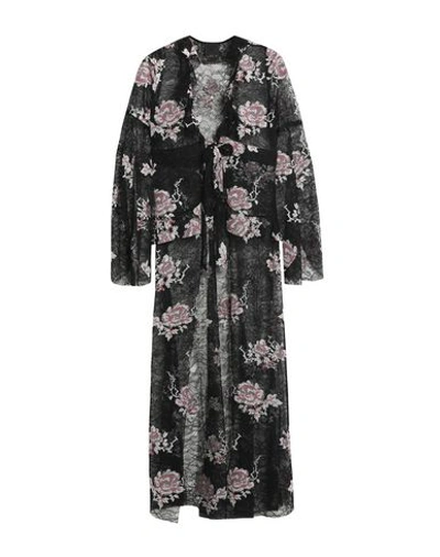 Shop Anna Sui Overcoats In Black