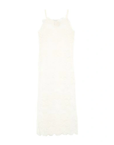 Shop Erika Cavallini Woman Top Ivory Size 8 Cotton, Polyester In White