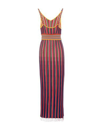 Pinko Long Dresses In Red