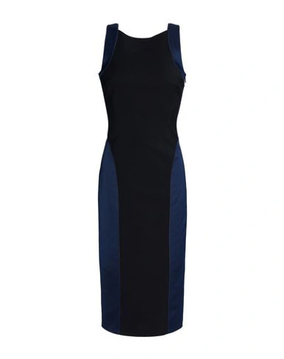 Shop Amanda Wakeley Knee-length Dress In Black