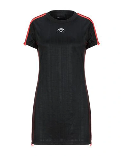 Shop Adidas Originals By Alexander Wang Short Dresses In Black