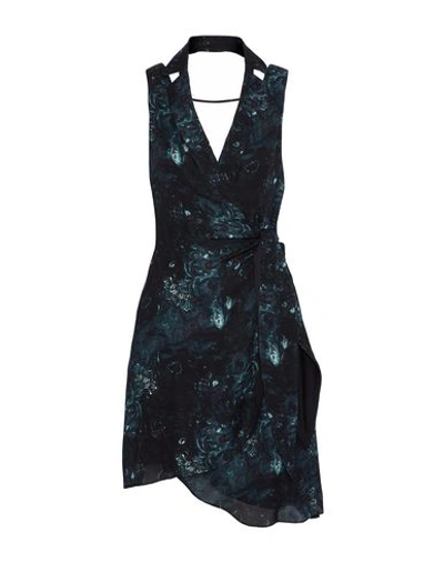 Shop Haute Hippie Short Dresses In Deep Jade