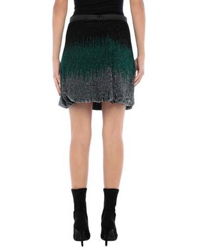 Shop Emporio Armani Woman Midi Skirt Green Size 8 Silk, Polyester