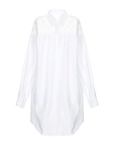Shop Golden Goose Woman Shirt White Size S Cotton, Polyamide