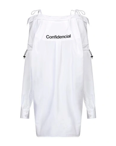 Shop Marcelo Burlon County Of Milan Short Dresses In White