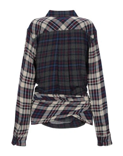 Shop Rag & Bone Checked Shirt In Dark Blue