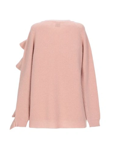 Shop Pinko Sweater In Pastel Pink