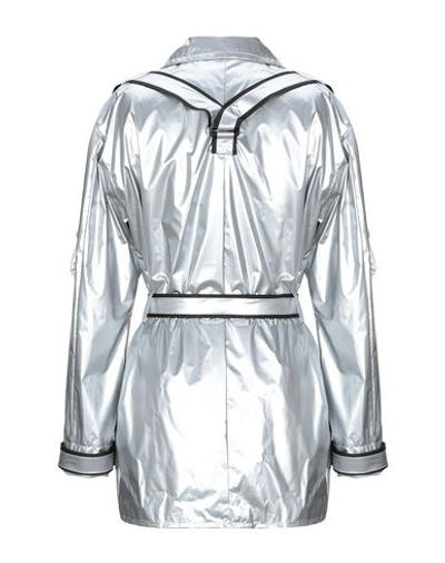 Shop Jeremy Scott Full-length Jacket In Silver