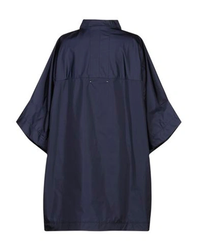 Shop Ahirain Full-length Jacket In Dark Blue