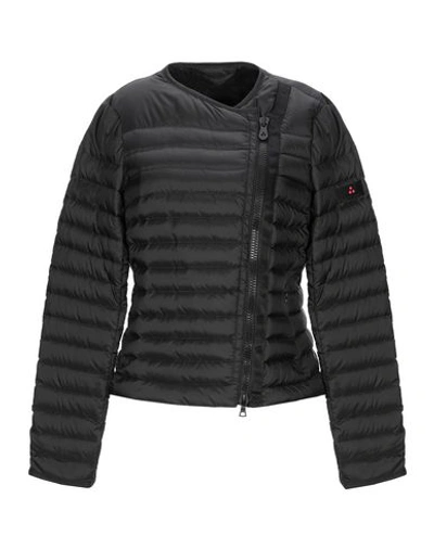 Peuterey Down Jacket In Black