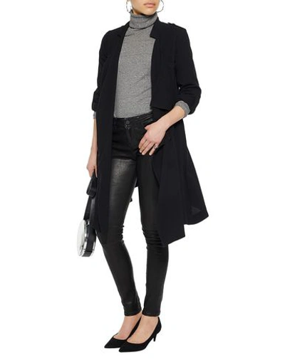 Shop Ashley B Overcoats In Black