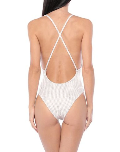 Shop Mimì À La Mer One-piece Swimsuits In White