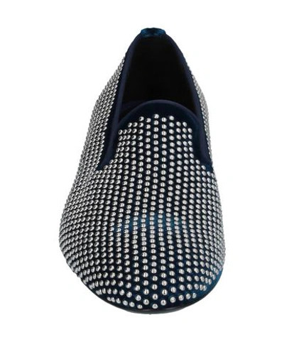 Shop Louis Leeman Loafers In Blue