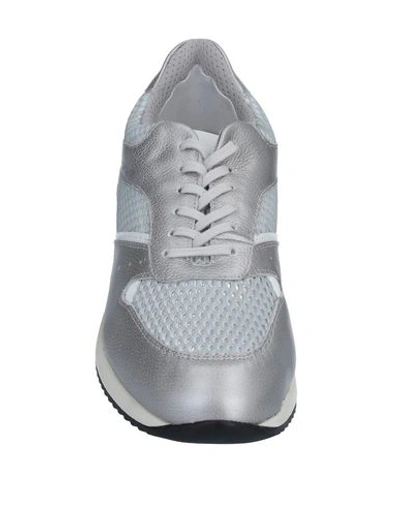 Shop Alberto Guardiani Sneakers In Silver