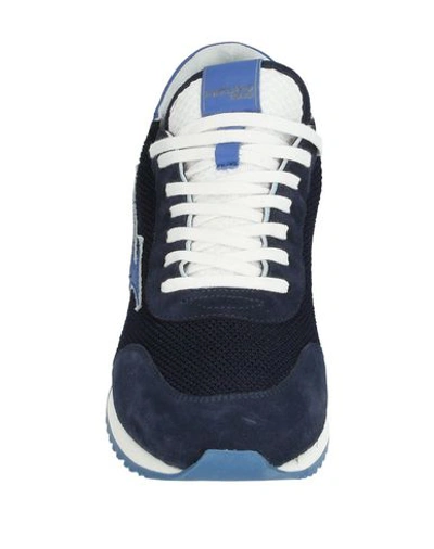 Shop Mizuno Man Sneakers Midnight Blue Size 11 Soft Leather, Textile Fibers