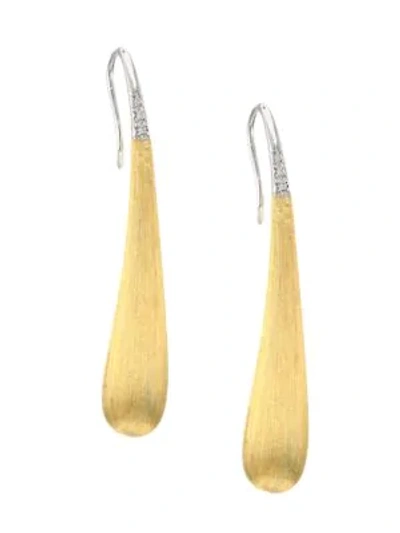 Shop Marco Bicego Lucia Legàmi 18k Yellow Gold & Diamond Drop Earrings