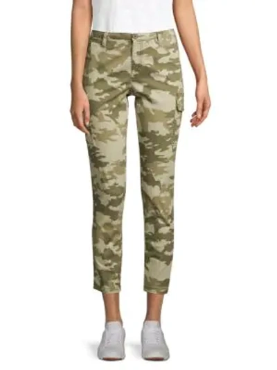Shop Atm Anthony Thomas Melillo Camo Cropped Cargo Pants In Army Camo
